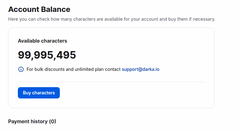 Purchases settings
